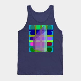 Geometric grids Tank Top